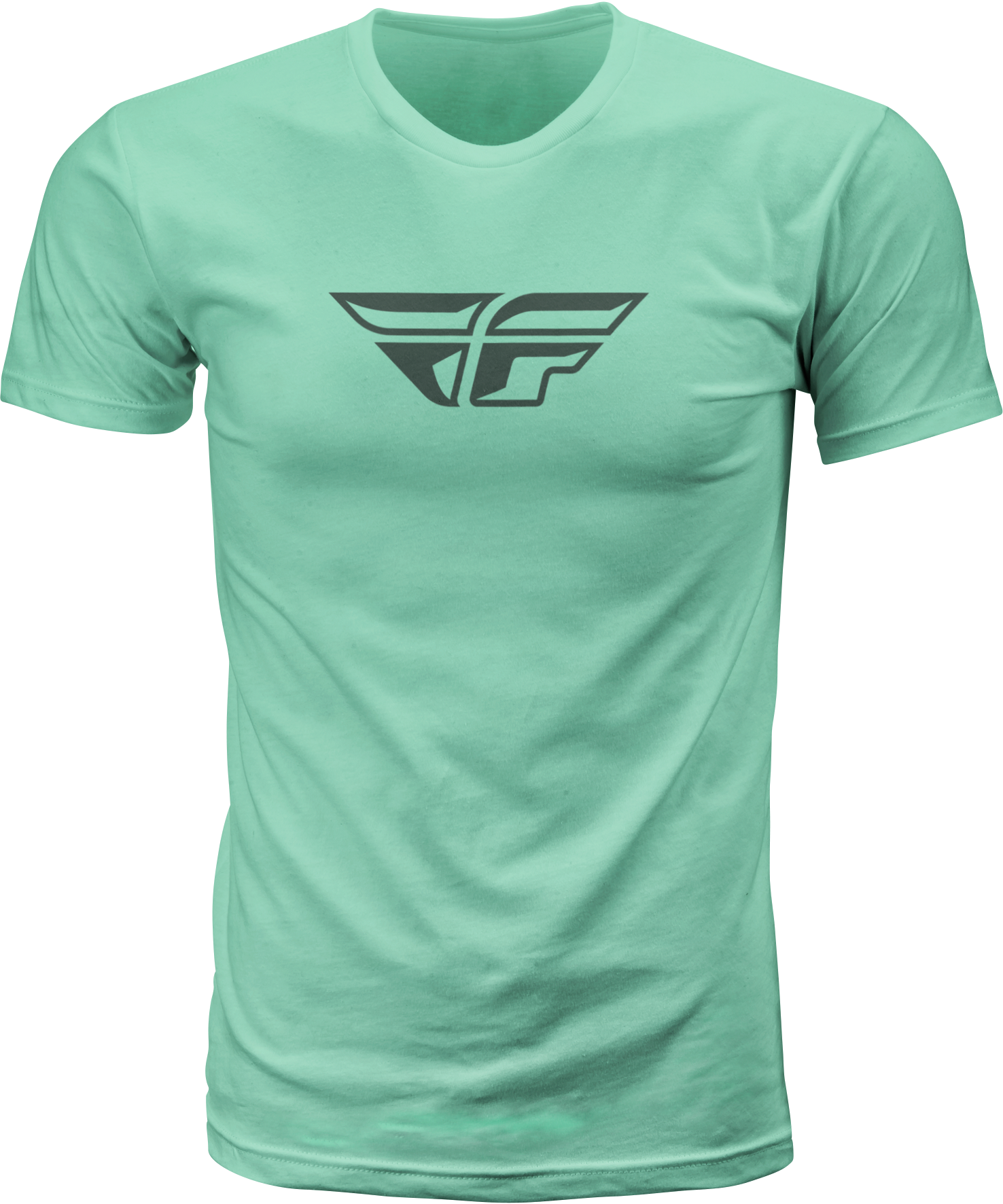 Fly F Wing Tee Sage/Grey Md