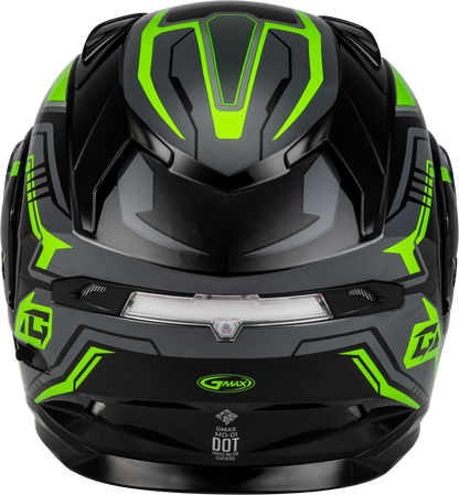 Md 01s Transistor Snow Helmet Black/Grey/Green Md