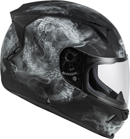 Revolt Coil Helmet Matte Black/White Lg
