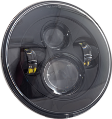 7" Led Headlight Black Indian