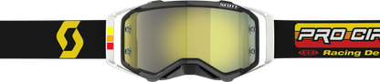 Prospect Pro Circuit Goggle Black/White Yellow Chrome Work