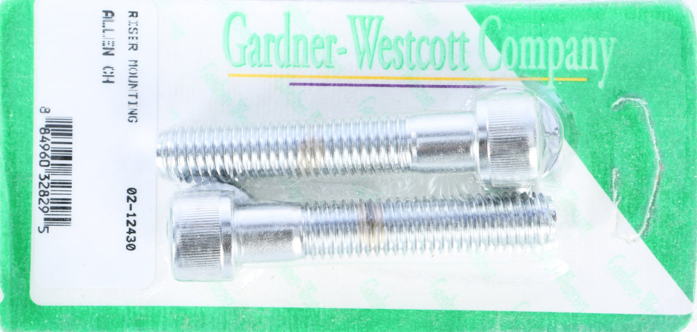 Riser Bolts Chrome Allen Head 1/2 13 X 2 3/4 Coarse Thread
