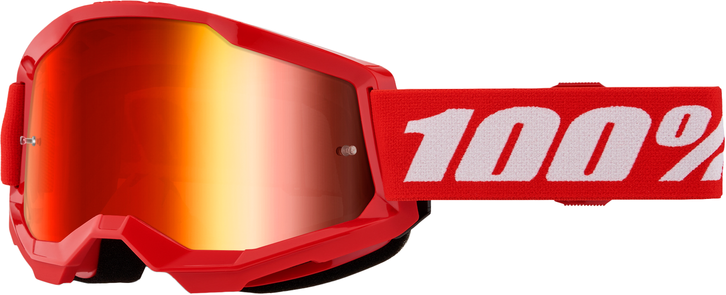 Strata 2 Goggle Red Mirror Red Lens
