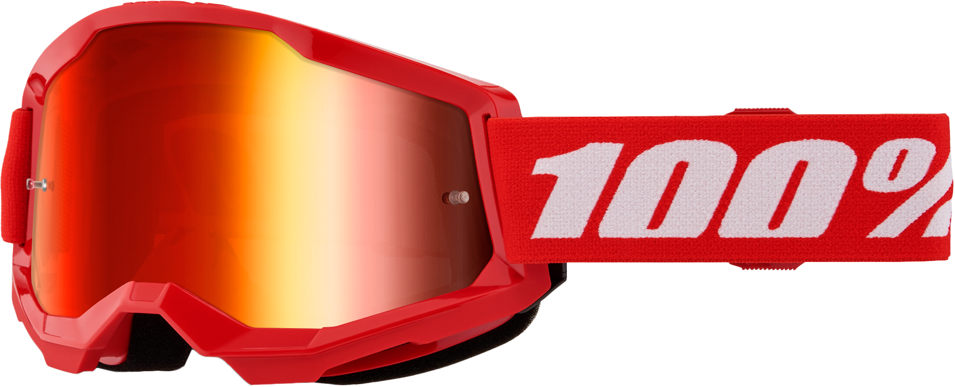 Strata 2 Goggle Red Mirror Red Lens