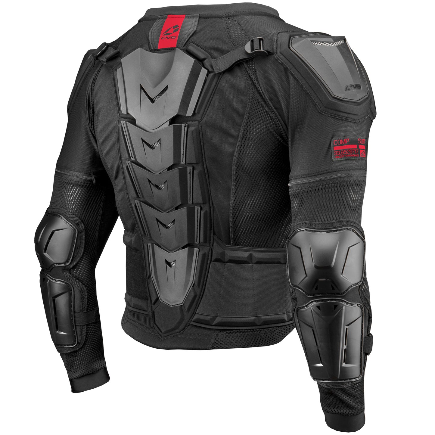 Ballistic Jersey Comp Suit Black/Red Md