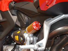 DBK Special Parts (Ducabike) Contrast Cut Shock Reservoir Cap for the Ducati Panigale 899 / 959 / 1199 / 1299 / V2, Streetfighter V2, and XDiavel/S