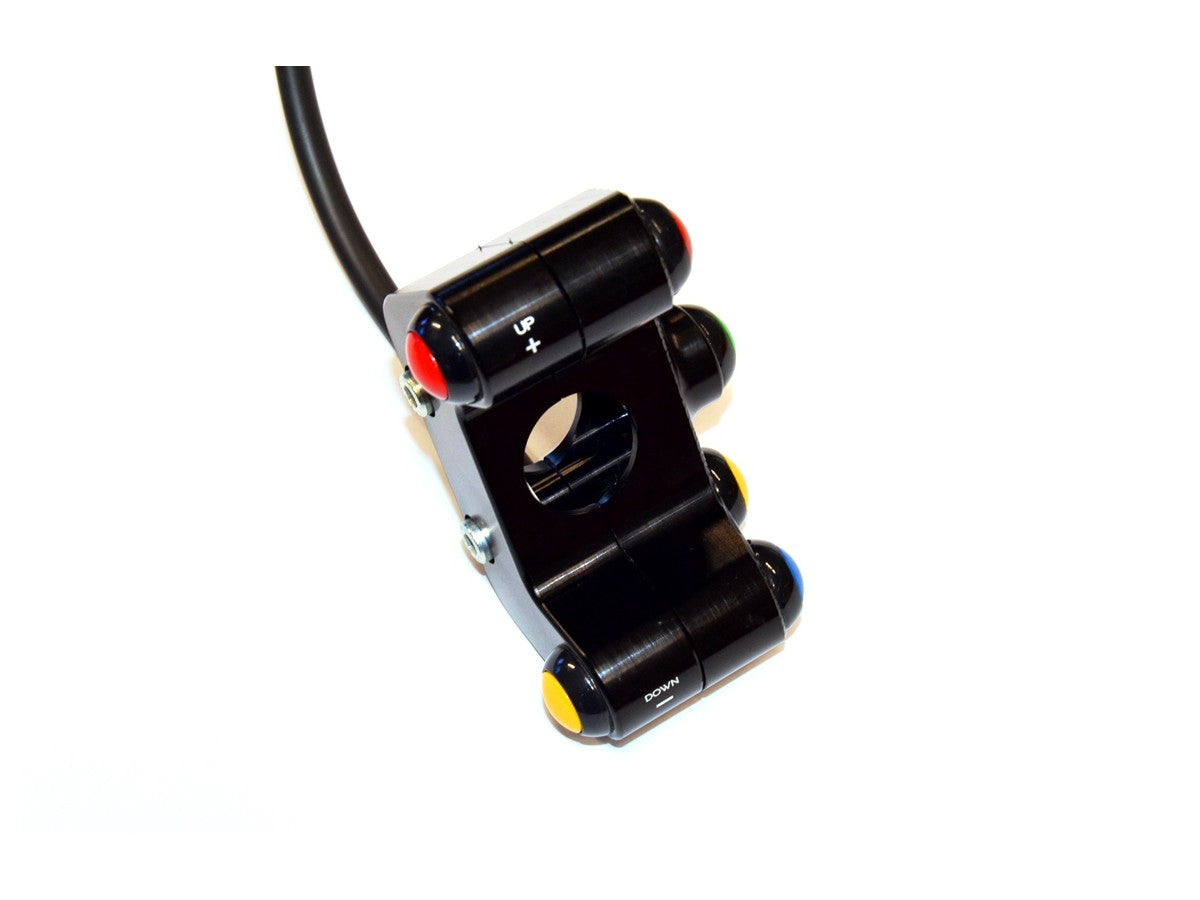 DBK Special Parts (Ducabike) 7 Button Handlebar Street Switch (Small White Plug)