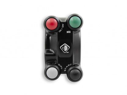 DBK Special Parts (Ducabike) Billet Throttle Housing & Run / Stop / Start Switches for Panigale V4 (2022+) / Strteetfighter V4 (2020+)