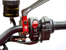 DBK Special Parts (Ducabike) Mirror Mount Handlebar Clamp for Brembo Semi-radial, RCS, and Performance Technology Master Cylinders - M8x1.25 - Right Hand Thread