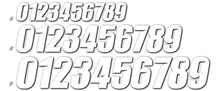 #3 White 4 Slash Series 3/Pk