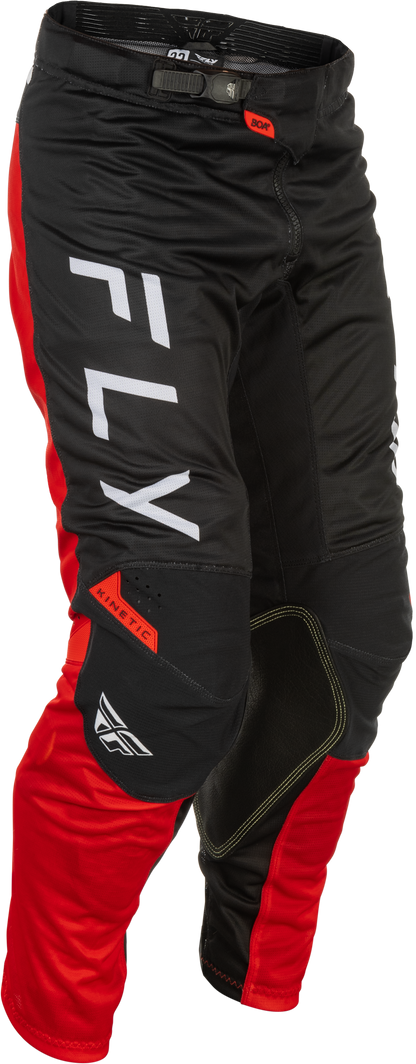 Kinetic Mesh Center Pants Black/White/Red Sz 30