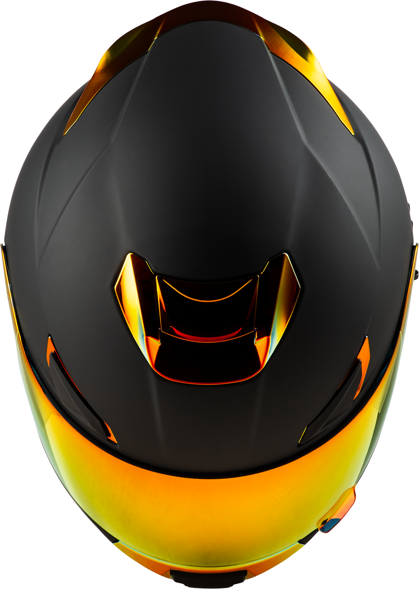 Sentinel Recon Helmet Matte Black/Fire Chrome Sm