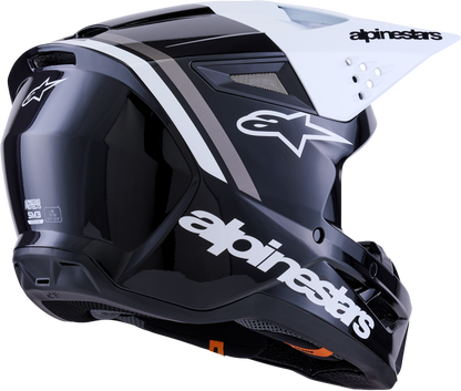 Sm3 Radium Helmet Blk/Wht/Gry Glossy Sm