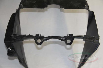 CARBONVANI - DUCATI 959 PANIGALE CARBON FIBER OIL COOLER TIP W/ LIQUID TANK AND DEFLECTORS