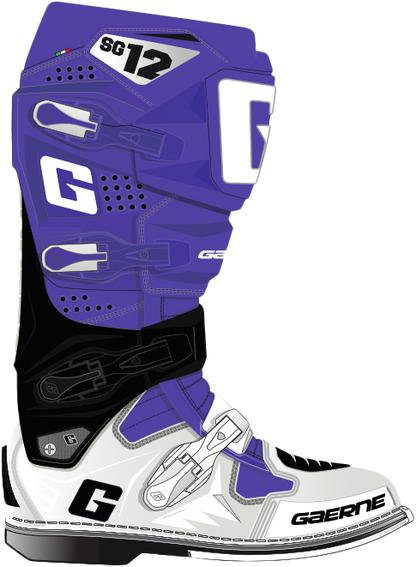 Sg12 Le Boot Purple/Black/White 12