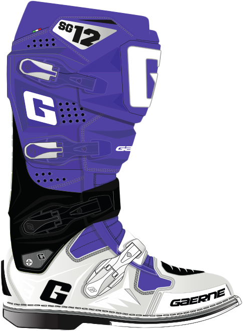 Sg12 Le Boot Purple/Black/White 10