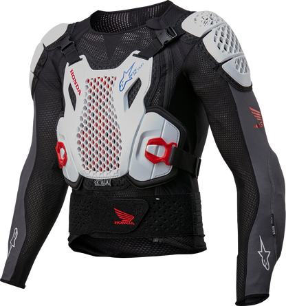 Honda Bionic + V2 Protection Jacket Blk/Wht/Blu/Br Red Xl
