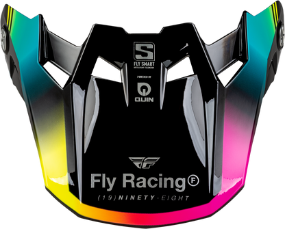 Formula S Carbon Legacy Visor Black/Elec Blue/Fuschia Xl/2x
