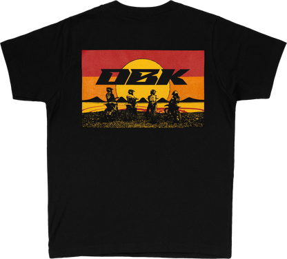 Sunday Stripe Youth Tee Black Yl