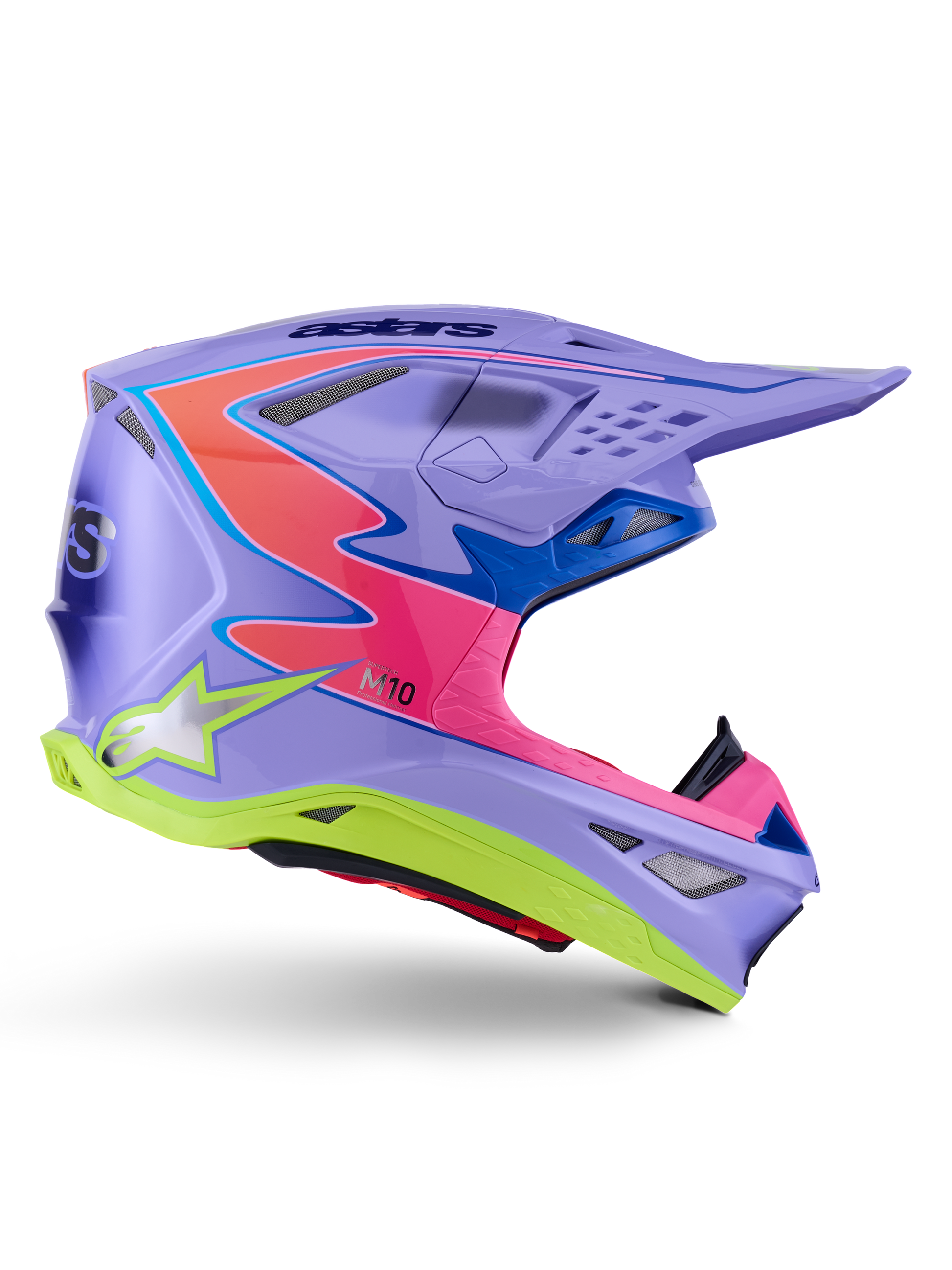 S M10 Jett Lawrence R01 Helmet Purp/Pnk Fluo/Ylw Fluo Gls Xs