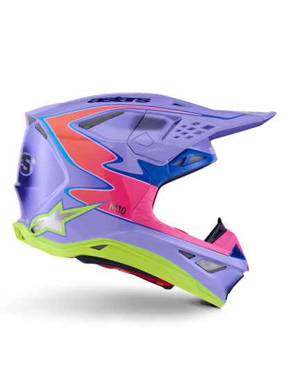S M10 Jett Lawrence R01 Helmet Purp/Pnk Fluo/Ylw Fluo Gls Md