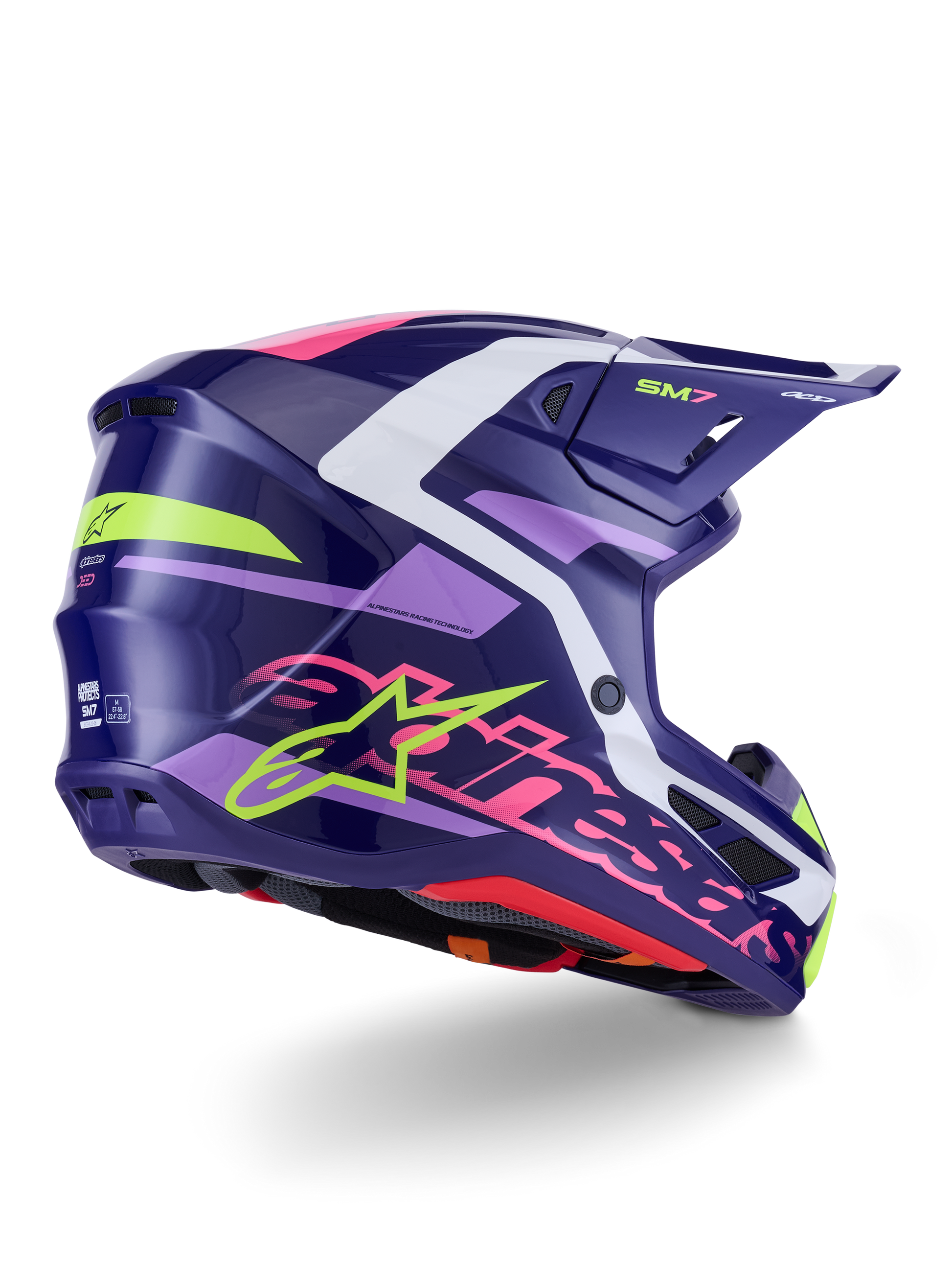 Sm7 Deed Helmet Purp/Pnk Glossy Md