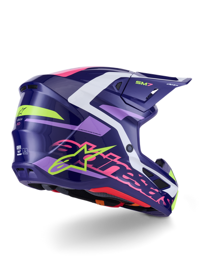 Sm7 Deed Helmet Purp/Pnk Glossy Md