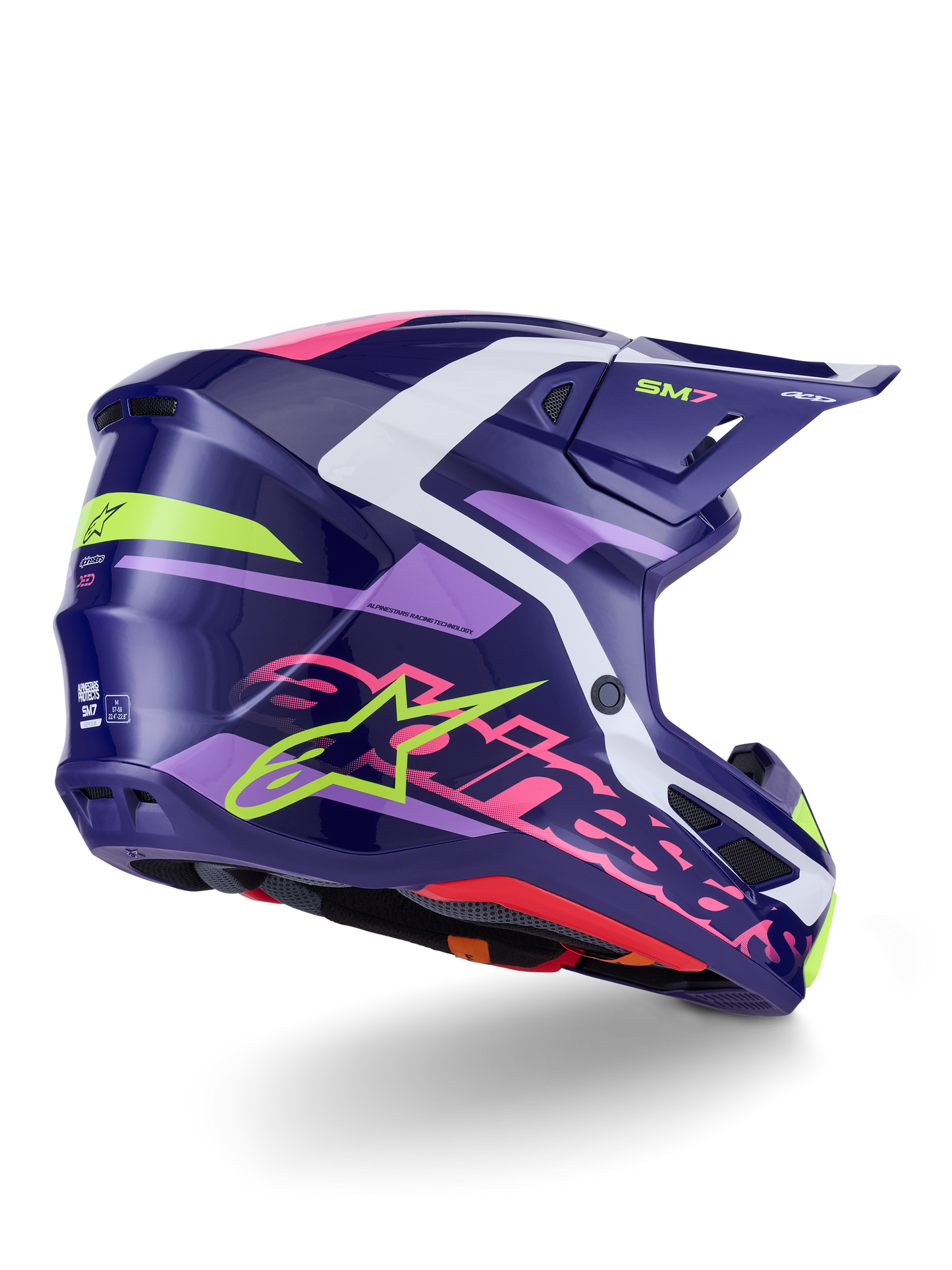 Sm7 Deed Helmet Purp/Pnk Glossy Xl