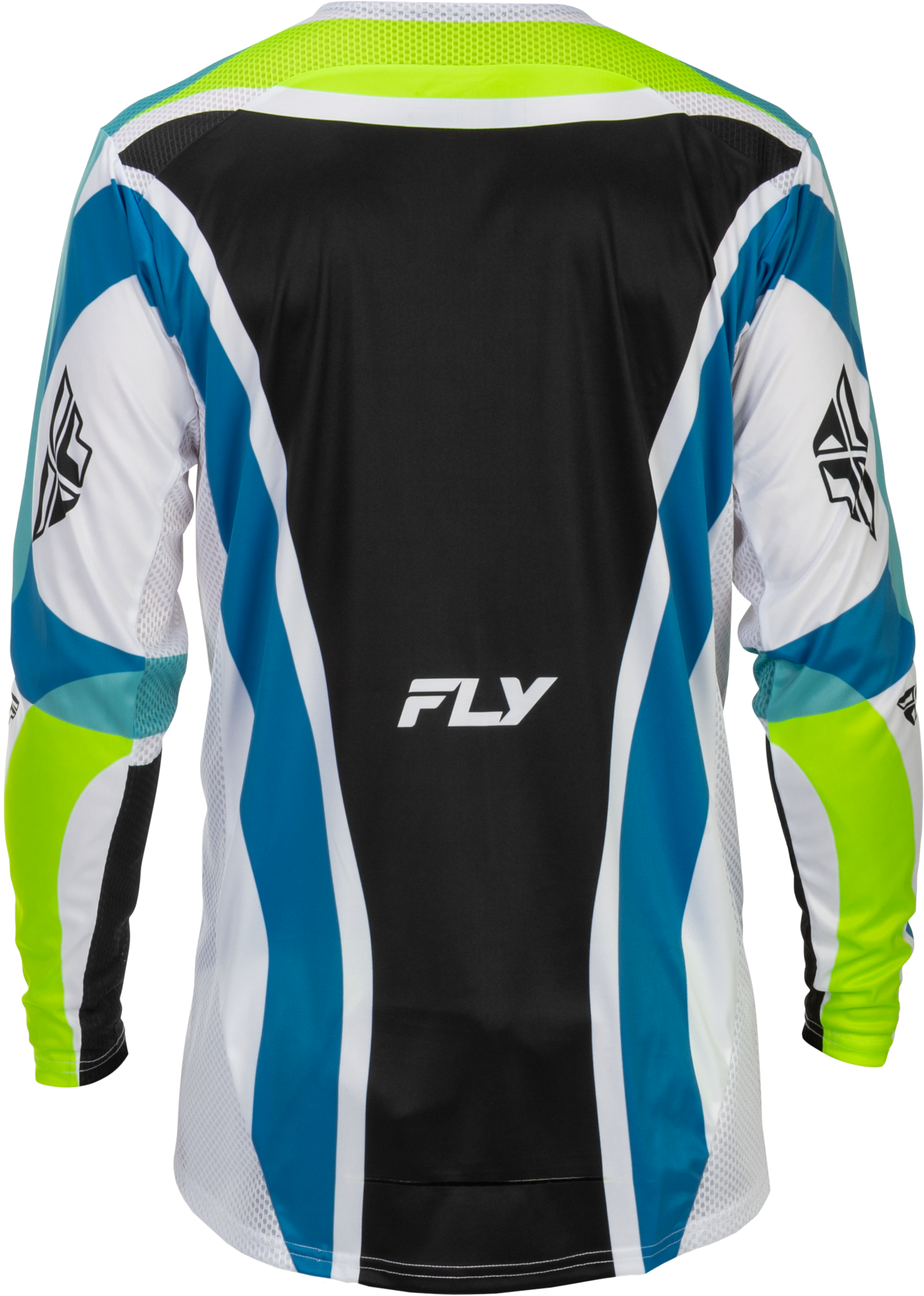 Lite Le Current Jersey White/Lime/Blue Lg