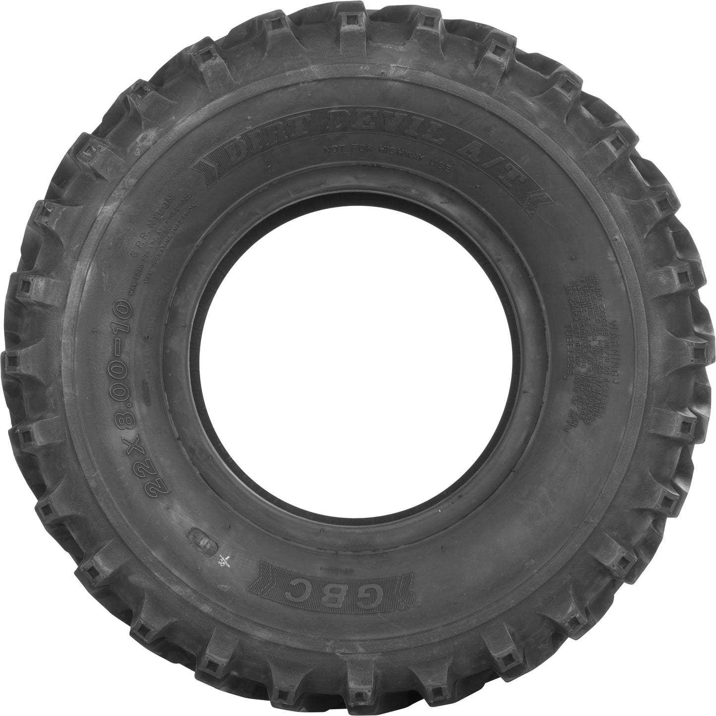 Tire Dirt Devil A/T Front 24x8 11 Bias Lr320lbs