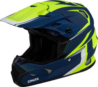 Mx 96 502 Helmet Matte Blue/Green  Lg