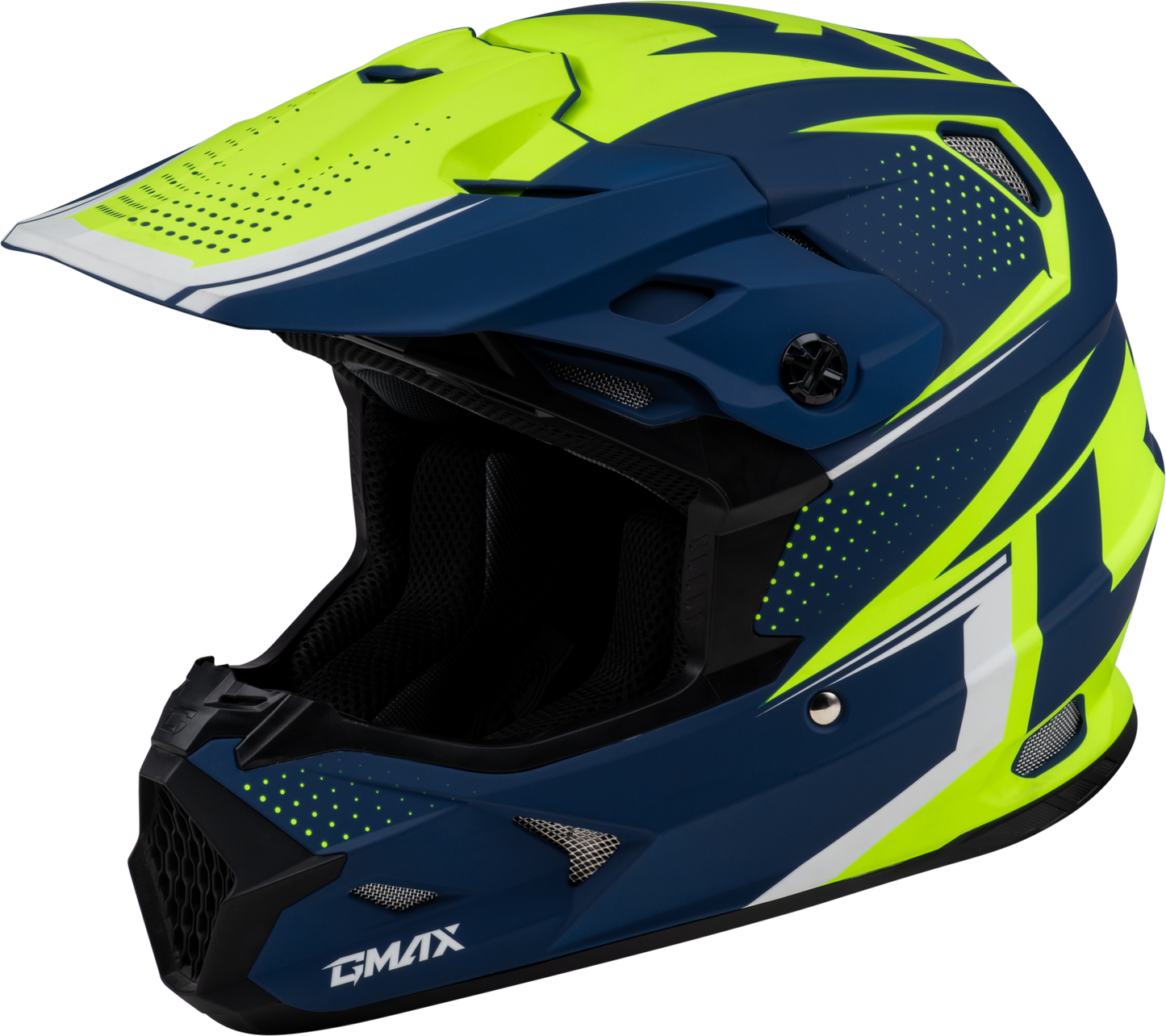 Mx 96 502 Helmet Matte Blue/Green  Md