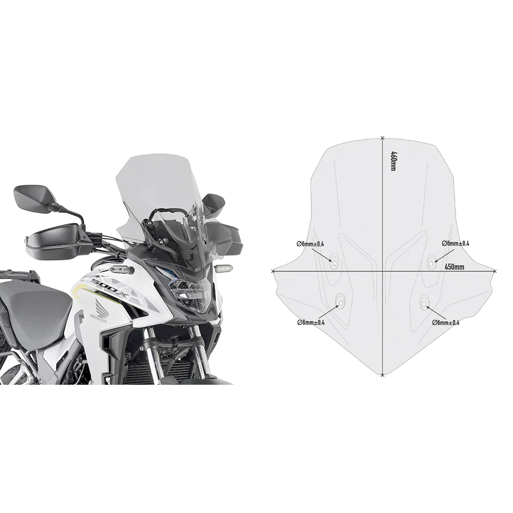 Windshield Specific Smoke Hon
