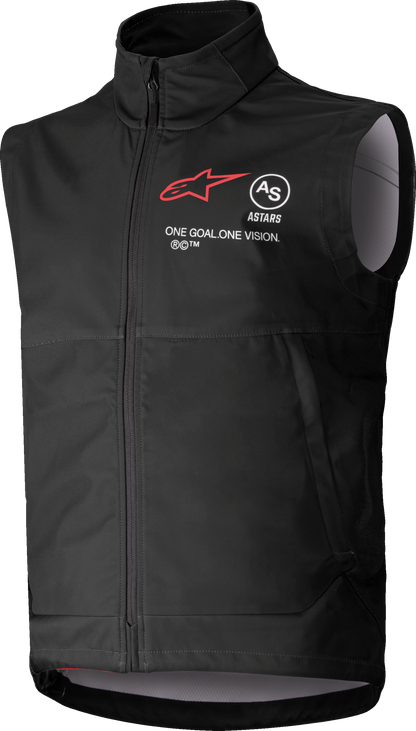 Youth Techstar Softshell Vest Black Lg