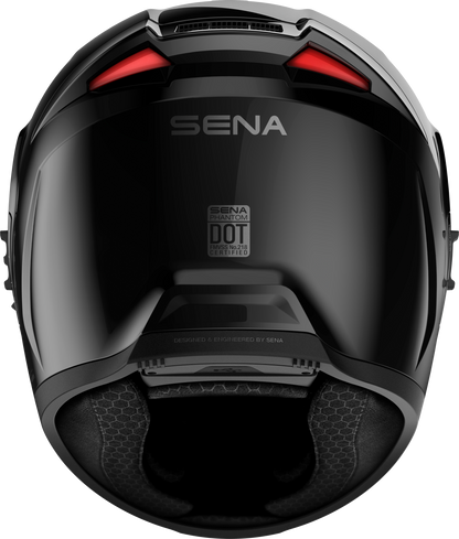 Phantom Ff Mesh Com Helmet Glossy Black Sm