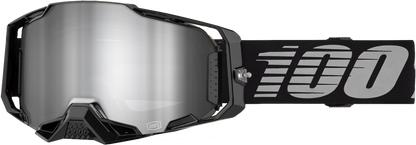 Armega Goggle Black Mirror Silver Lens