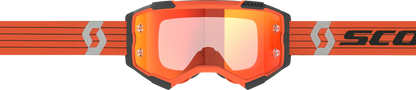 Fury Goggle Orange/Grey Orange Chrome Works