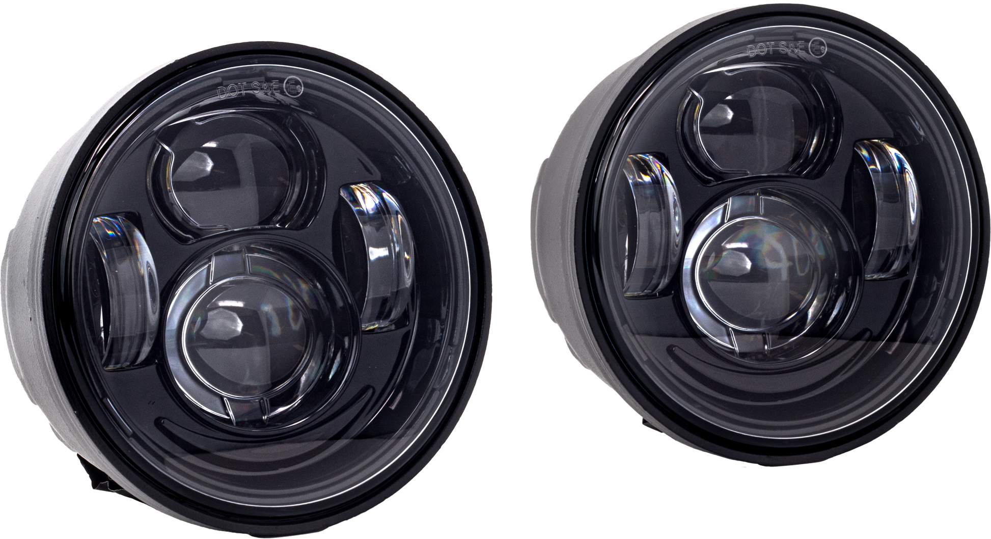 Led Headlight Kit (Pair) Blk `08 17 Fatbob