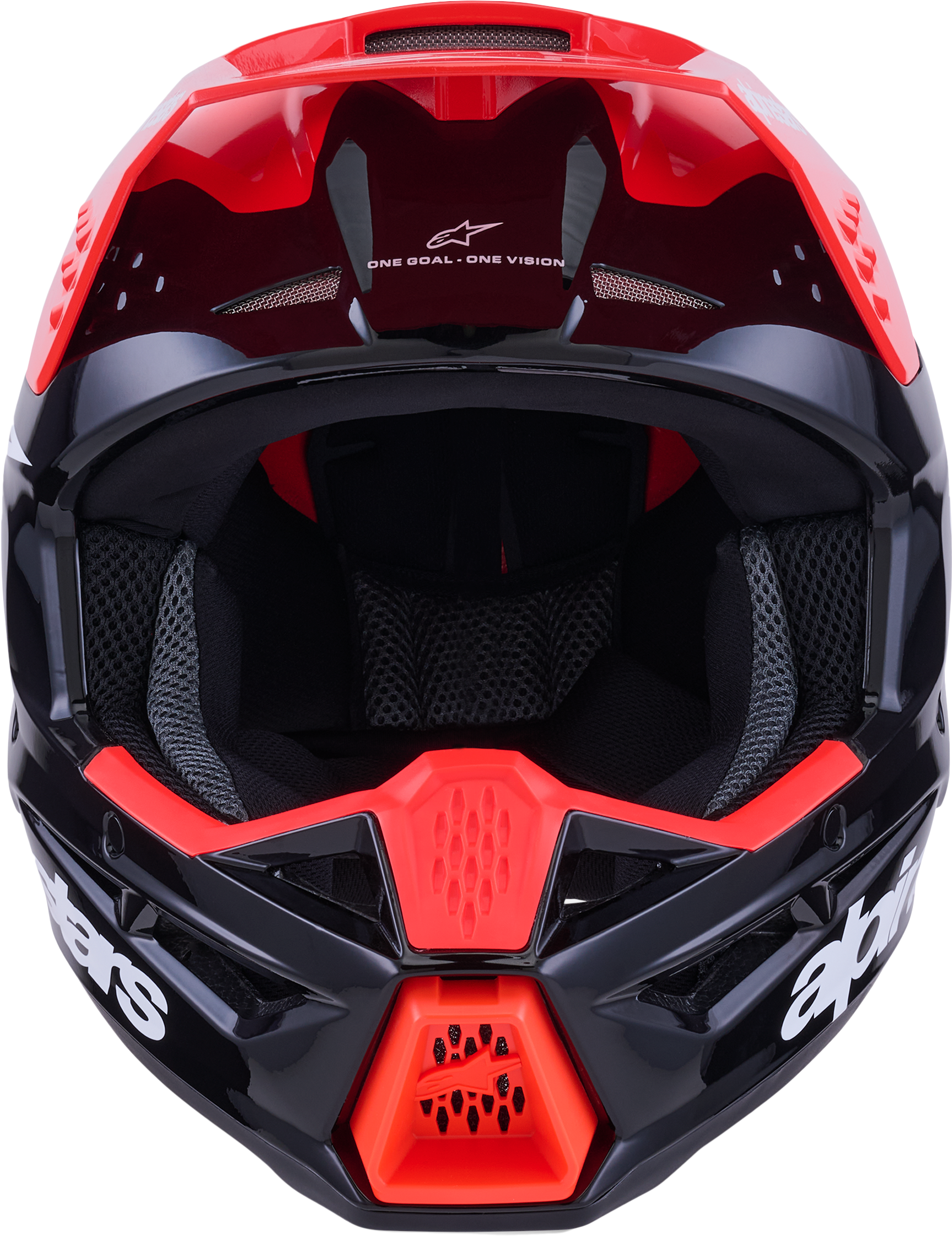 Sm3 Radium Helmet Blk/Red Fluo/White Glossy Xl