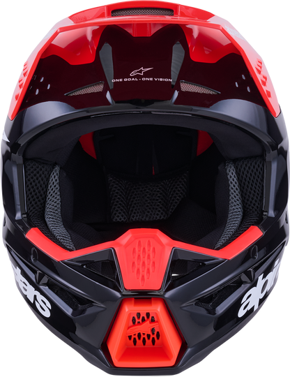 Sm3 Radium Helmet Blk/Red Fluo/White Glossy Xl
