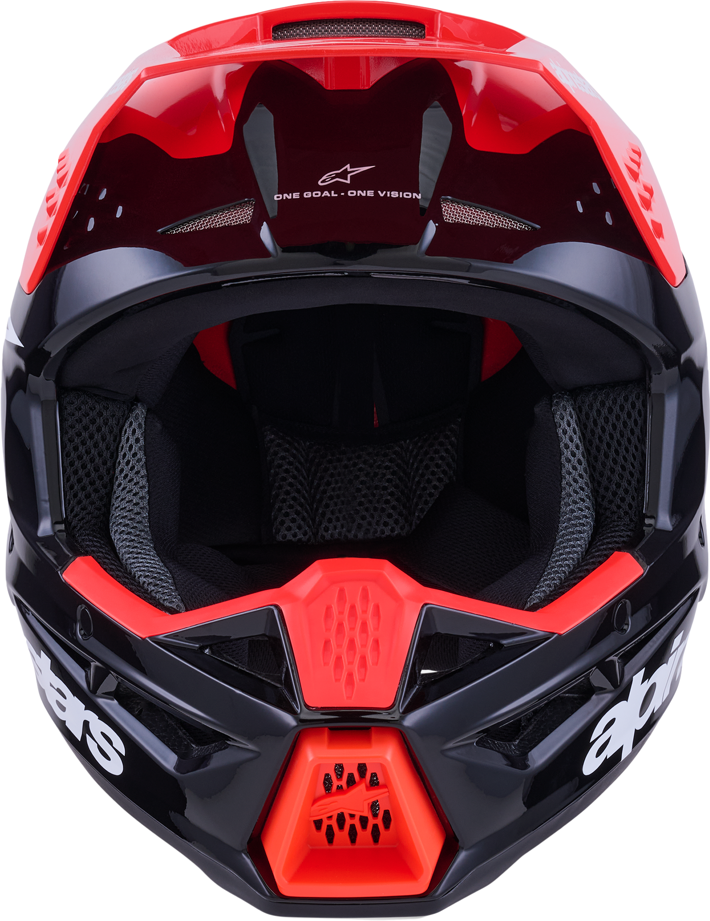 Sm3 Radium Helmet Blk/Red Fluo/White Glossy 2x