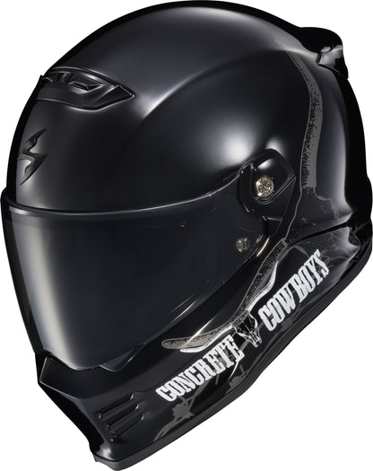 Covert Fx Full Face Helmet Concrete Cowboys Gloss Blk Md