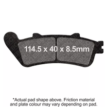 Brake Pads Fa725hh Double H Sintered