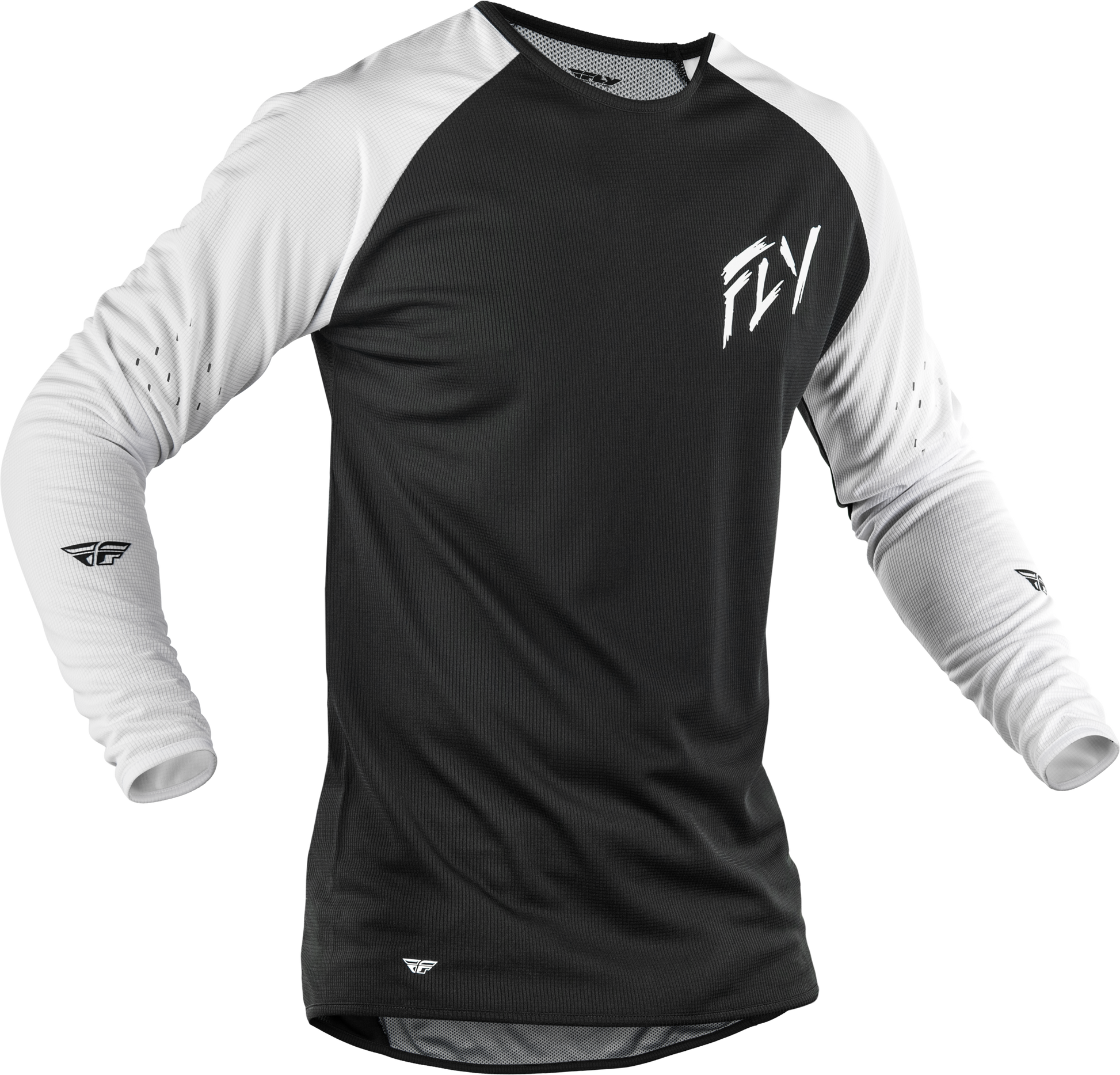 Gravity Dig Long Sleeve Jersey Black/White Md