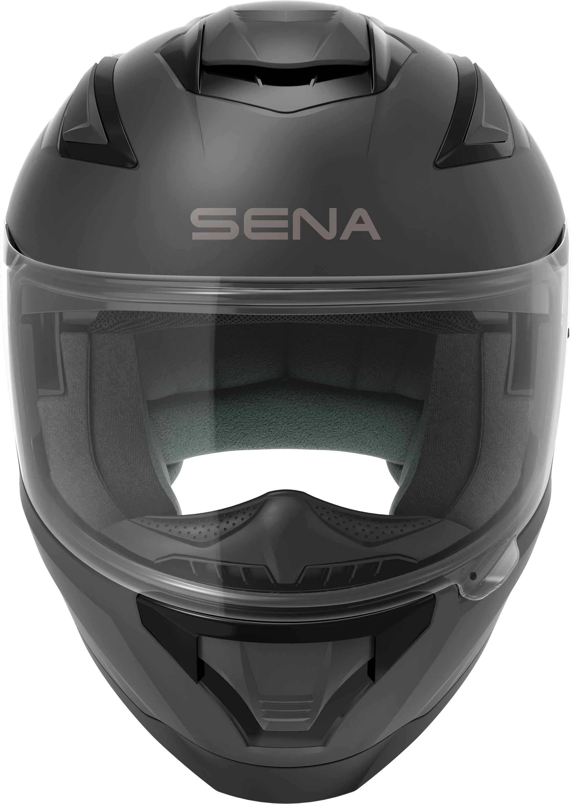 Stryker Full Face Helmet With Mesh Intercom Matte Black Sm