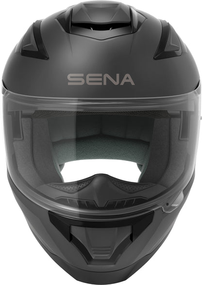 Stryker Full Face Helmet With Mesh Intercom Matte Black Sm