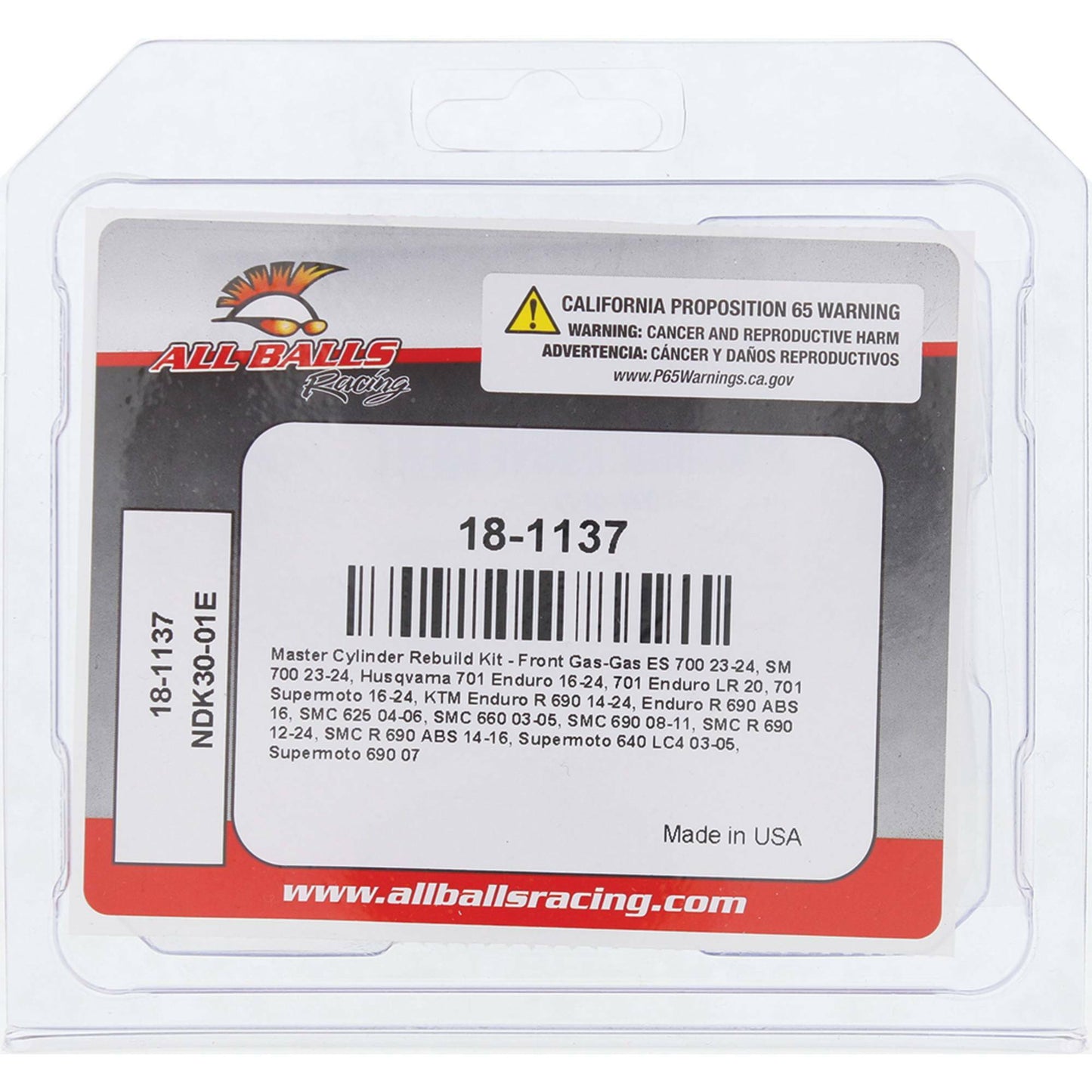 Master Clyinder Rebuild Kit Brake