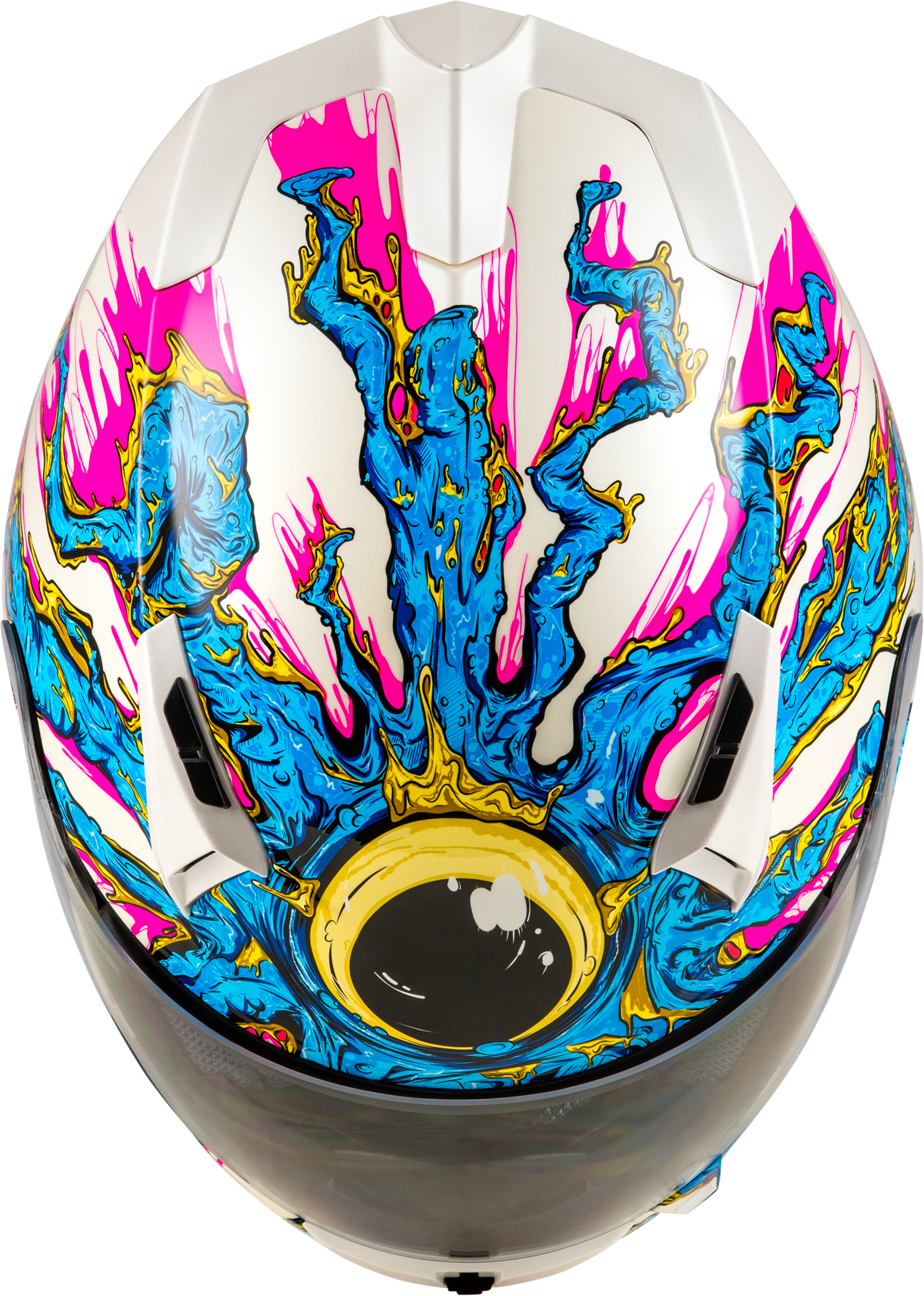 Revolt Space Creep Helmet Light Blue/White/Pink Lg