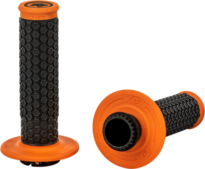 Pilot Mx Lock On Grips Orange