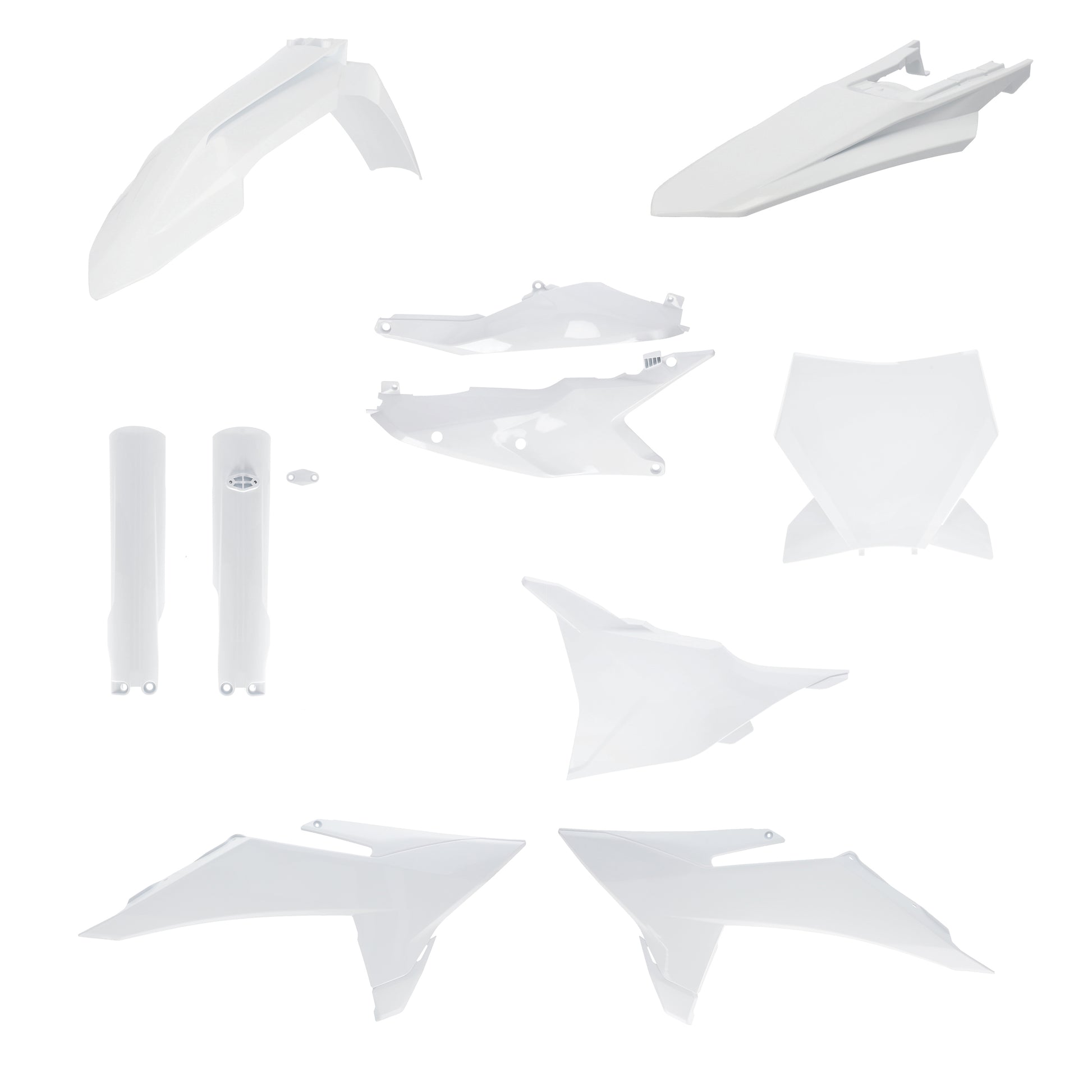 Plastic Kit  Full Ktm White